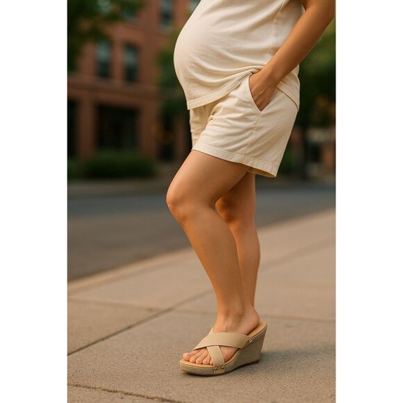 Allegra K, Size 10 Women's Wedge Sandals -- ITEM #3314 - Picture 1 of 6